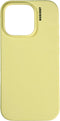 Nudient Base Case geschikt voor iPhone 16 Pro Pale - Geel