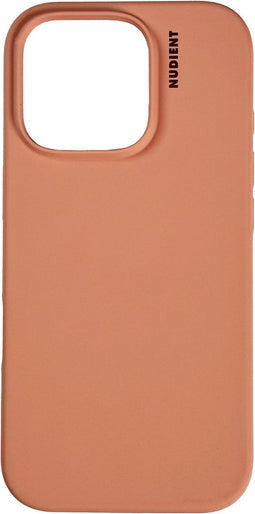 Nudient Base Case geschikt voor iPhone 16 Pro Peach - Oranje