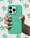 Nudient Base Case iPhone 14 Mint - Groen