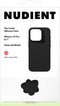 Nudient Bold Case Apple iPhone 15 Pro Max Charcoal - Zwart