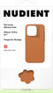 Nudient Bold Case Apple iPhone 15 Pro Tangerine - Oranje