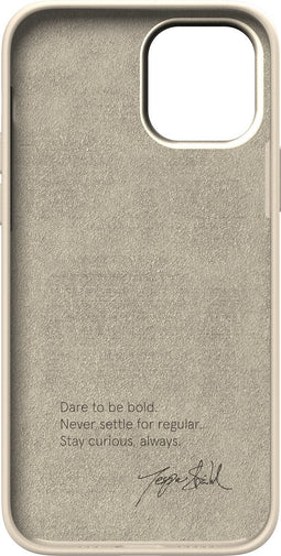 Nudient Bold Case hoesje geschikt voor iPhone 12 en 12 Pro - Zand