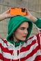Nudient Bold Case hoesje voor iPhone 14 - Oranje