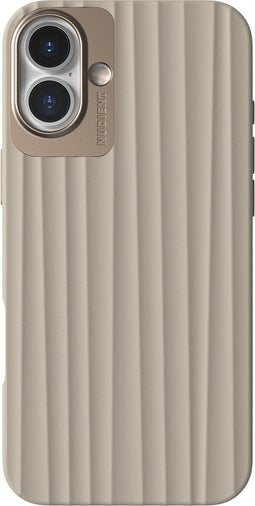 Nudient Bold MagSafe Case geschikt voor Apple iPhone 16 Plus Linen - Beige