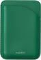 Nudient Card Holder 2022 Leather Emerald - Groen