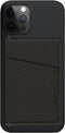 Nudient Card Holder Leather Ink - Zwart