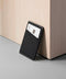 Nudient Card Holder Leather Ink - Zwart