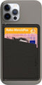 Nudient Card Holder Leather Ink - Zwart
