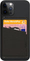 Nudient Card Holder Leather Ink - Zwart