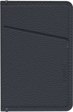 Nudient Card Holder Leather Midwinter - Blauw