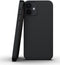 Nudient Hoesje geschikt voor Apple iPhone 12 Mini Telefoonhoesje Hardcase | Nudient Thin Precise Backcover | iPhone 12 Mini Case | Back Cover - Ink Black | Zwart