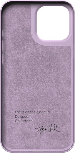 Nudient Hoesje geschikt voor Apple iPhone 13 Pro Max MagSafe Telefoonhoesje Hardcase | Nudient Thin Precise Backcover | Geschikt voor MagSafe | Geschikt voor Draadloos Opladen met Magnetische Ring | MagSafe Case - Pale Violet | Paars