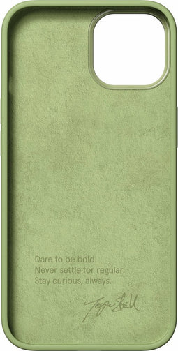 Nudient Hoesje geschikt voor Apple iPhone 14 Plus Telefoonhoesje Hardcase | Nudient Bold Backcover | iPhone 14 Plus Case | Back Cover - Leafy Green | Groen