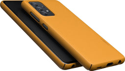 Nudient Hoesje geschikt voor Samsung Galaxy A52s 5G Telefoonhoesje Hardcase | Nudient Thin Precise Backcover | Galaxy A52s 5G Case | Back Cover - Saffron Yellow | Oranje