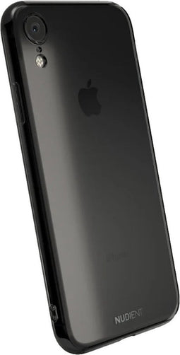 Nudient Thin Glossy Case Apple iPhone XR Black Transparent