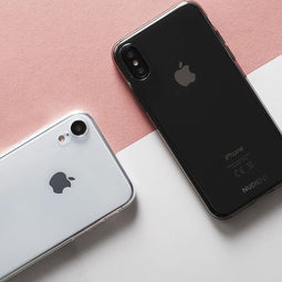 Nudient Thin Glossy Case Apple iPhone XS Black Transparent
