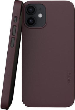 Nudient Thin Precise Case Apple iPhone 12 Mini V3 Sangria Red