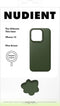 Nudient Thin Precise Case Apple iPhone 15 Plus V3 Pine - Groen - MS