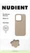 Nudient Thin Precise Case Apple iPhone 15 Pro Max V3 Clay - Beige - MS