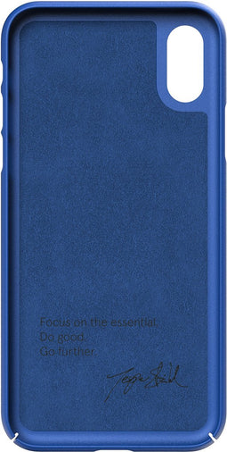 Nudient Thin Precise Case Apple iPhone XS V3 Blueprint Blue