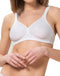 Triumph Modern Soft Cotton - Beha zonder beugel en vulling - Neutraal beige - Maat B95