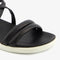 ECCO Simpil - Platte sandalen - Klittenbandsluiting - Zwart - Maat 39