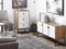 NUEVA - Sideboard - Lichte houtkleur/Wit - MDF