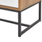 NUEVA - Sideboard - Lichte houtkleur/Wit - MDF