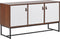 NUEVA - Sideboard - Wit/Donkerbruin - MDF