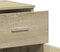 vidaXL - Dressoir - 79x38x80 - cm - bewerkt - hout - sonoma - eikenkleurig