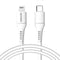 Accezz Wall Charger - USB-C en USB-A - Power Delivery 20W - Inclusief Lightning naar USB-C kabel - Wit