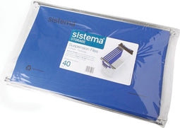 Sistema Storage Organiser - Hangmap - Set van 10 stuks - Blauw