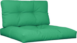 vidaXL - Palletkussens - 2 - st - stof - groen