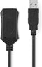 Nedis CCGP60EXTBK200 - USB 2.0 verlengkabel - 200 cm - Zwart