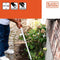BLACK+DECKER Cultivator - Telescopische Steel 77 - 112 CM - 3 Tanden - Aluminium/Koolstofstaal