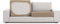 Bankbedekking Eysa JAZ Beige 85 x 15 x 60 cm