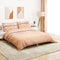 vidaXL - Dekbedovertrekset - 135x200 - cm - katoen - roze