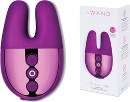 Le Wand - Double Vibe Cherry Vibrator Love Toy - Paars