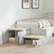 vidaXL - Opbergkast - in - Betongrijs - - - 108x41x40 - cm, - Gemaakt - van - Engineered - Wood
