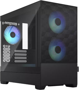 Fractal Design Pop Mini Air RGB - Micro-ATX Mini-ITX - Gehard glas front- en zijpaneel - Zwart