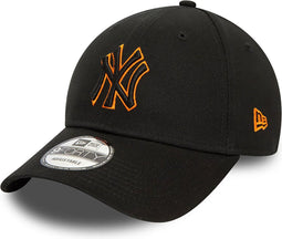 New Era - New York Yankees Team Outline Black 9FORTY Adjustable Cap