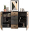 Furnilux Freno - Dressoir - Praktische indeling - Grijs Eiken 40x160x90cm