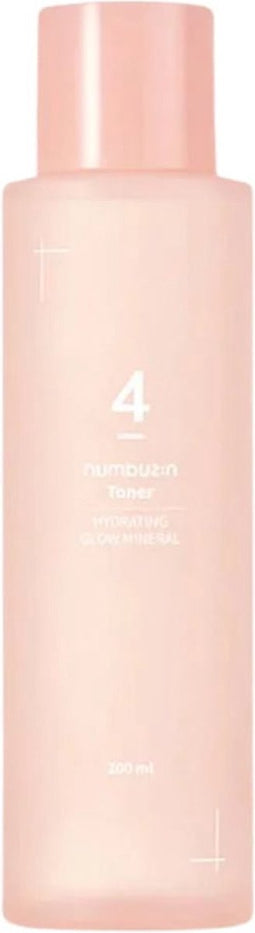 Numbuzin - No.4 - Hydration Glow Mineral - 200ml - Toner - Gladde Huid - Hydraterend - Verzorgend - Korean Skincare