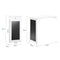 SoBuy FWT03-PF - Eettafel inklapbaar - Max. 80 kg - 75 x 50 x 76 cm - Wit