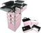 VDD Visagie make up koffer trolley - cosmetica schminken nagel koffer -4 in 1 - Roze