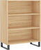 vidaXL - Schappenkast - 69,5x32,5x90 - cm - bewerkt - hout - sonoma - eikenkleurig