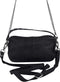 Nunoo Kleine Crossbodytas / Schoudertas Dames - Leer - Helena Rivet Washed - Zwart