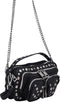 Nunoo Kleine Crossbodytas / Schoudertas Dames - Leer - Helena Rivet Washed - Zwart