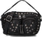 Nunoo Kleine Crossbodytas / Schoudertas Dames - Leer - Helena Rivet Washed - Zwart