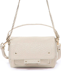 Nunoo Small Honey new zealand beige w. gold Dames Schoudertas - Beige